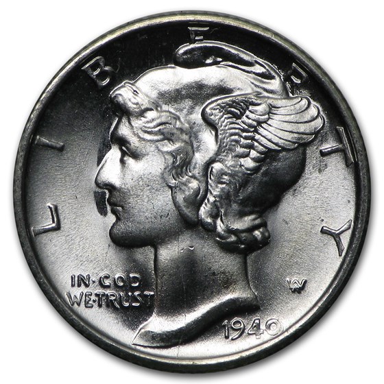 1940-S Mercury Dime BU 1940-S Mercury Dime BU